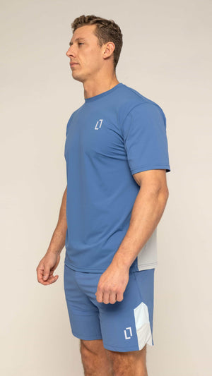 Bulletto Tri Panel Set Blue/White