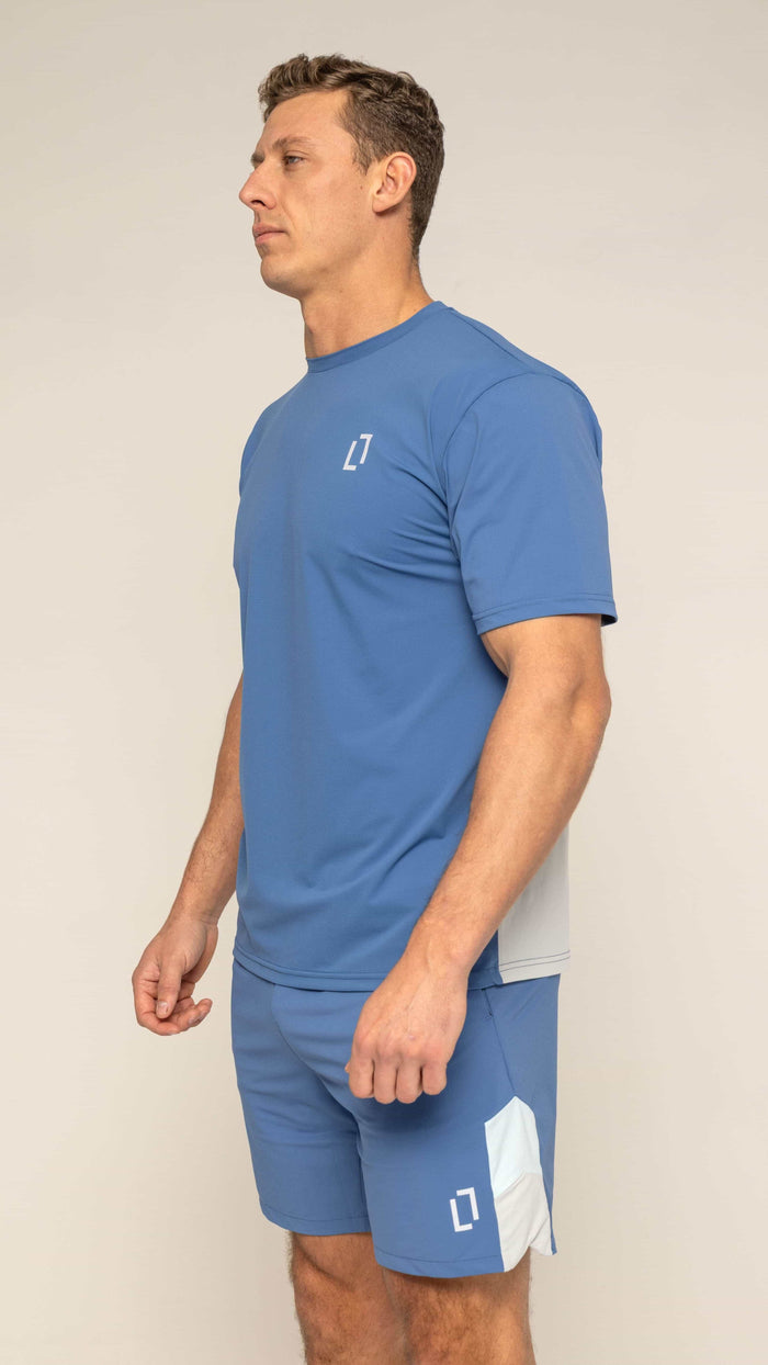 Bulletto Tri Panel Set Blue/White
