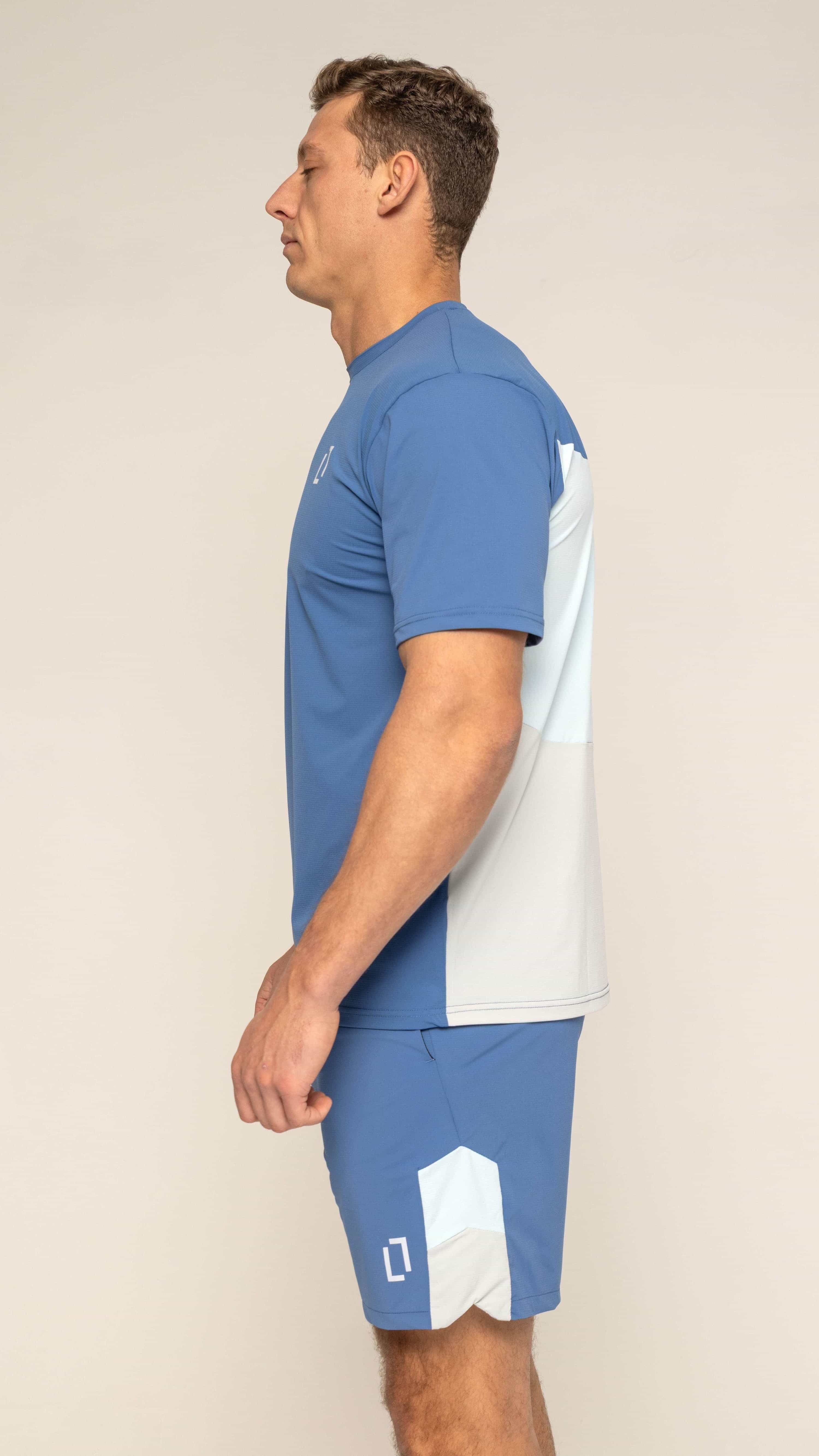 Bulletto Tri Panel Set Blue/White