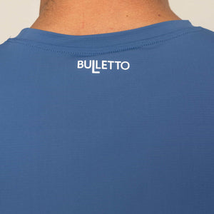Bulletto Tri Panel T-Shirt - Blue/White