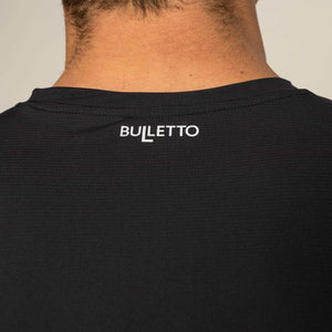 Bulletto Formation Tri Panel T-Shirt - Black / Midnight Blue