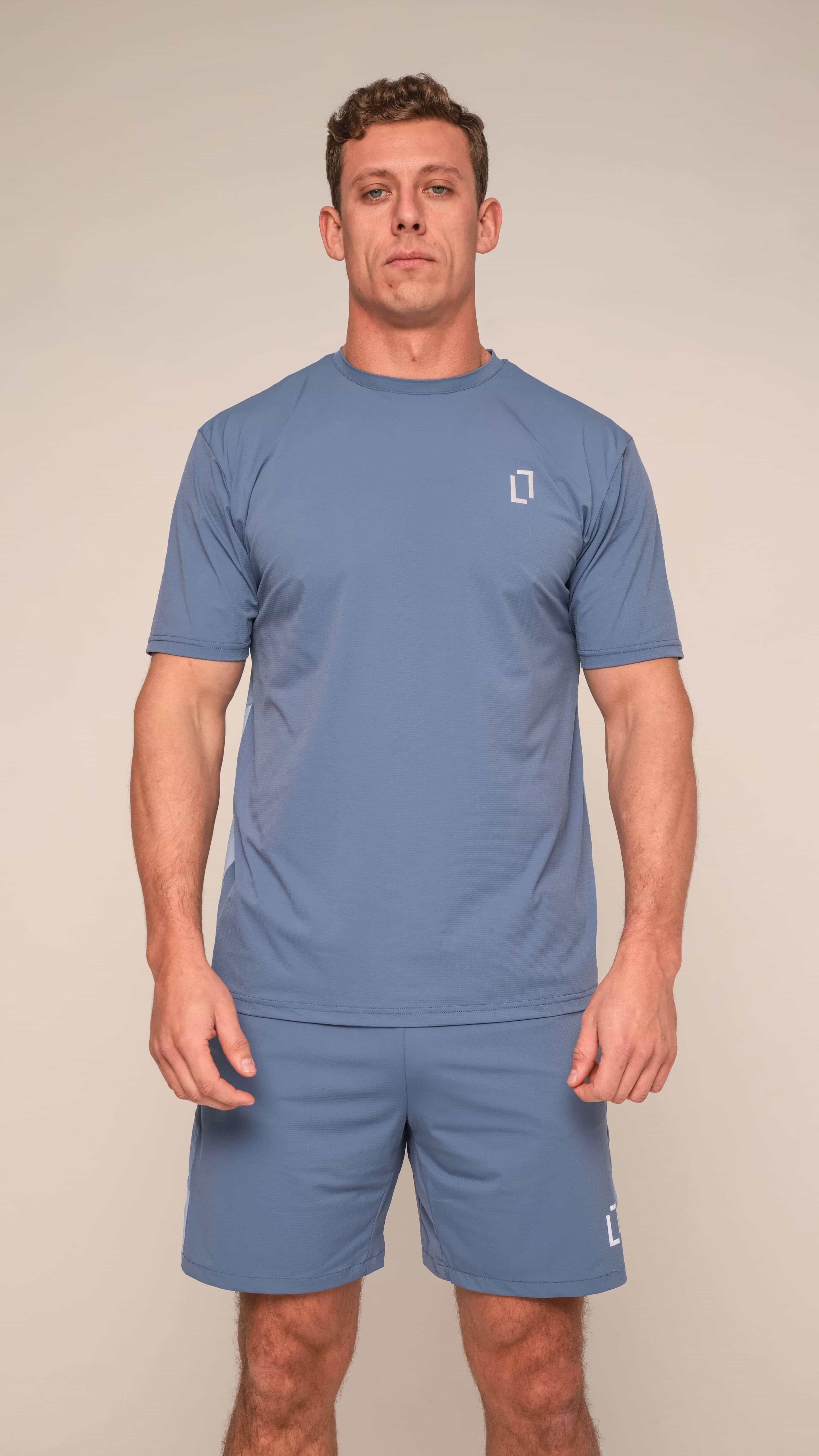 Bulletto Tri Panel Set Glaucous Blue