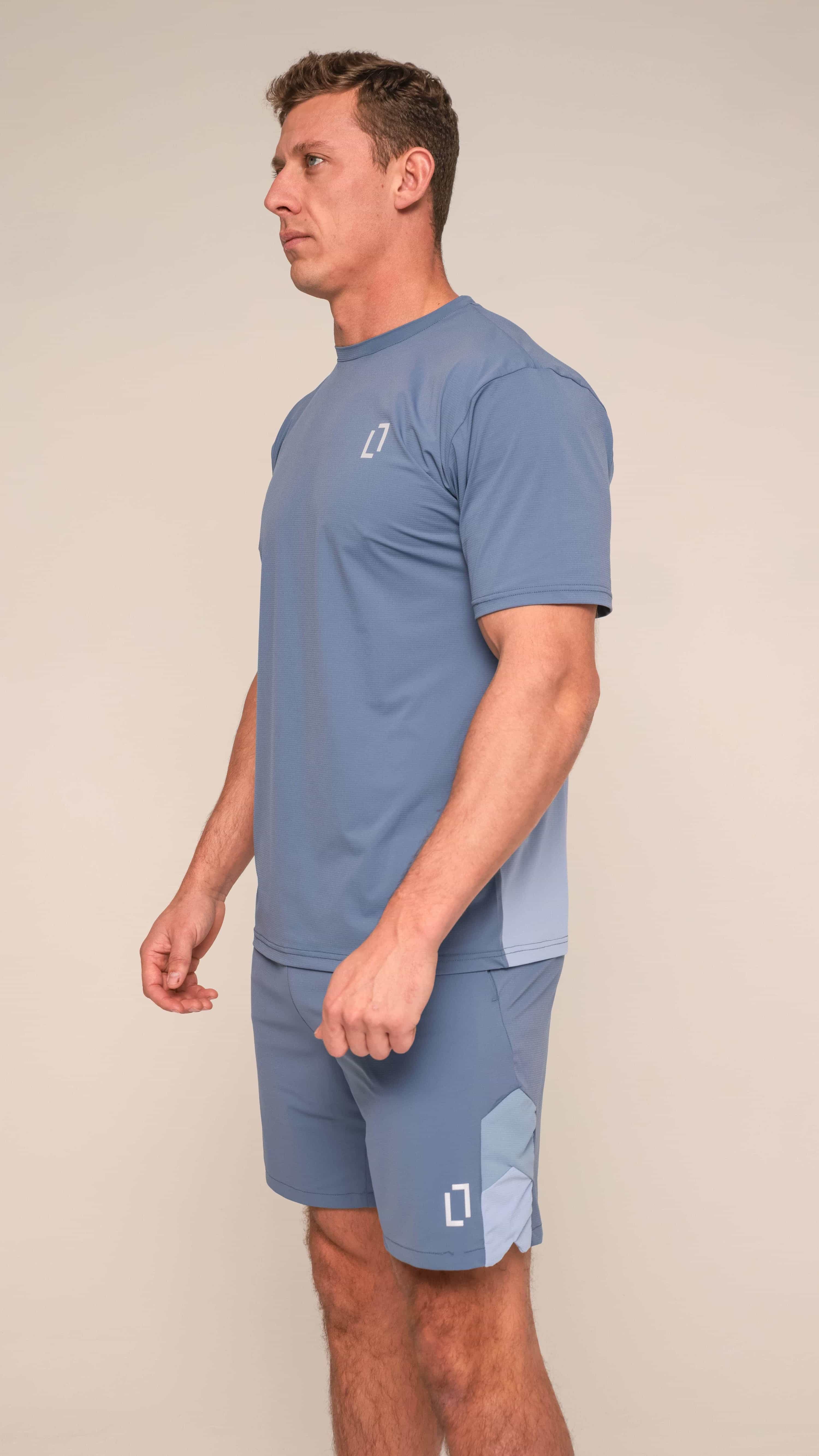 Bulletto Tri Panel Set Glaucous Blue