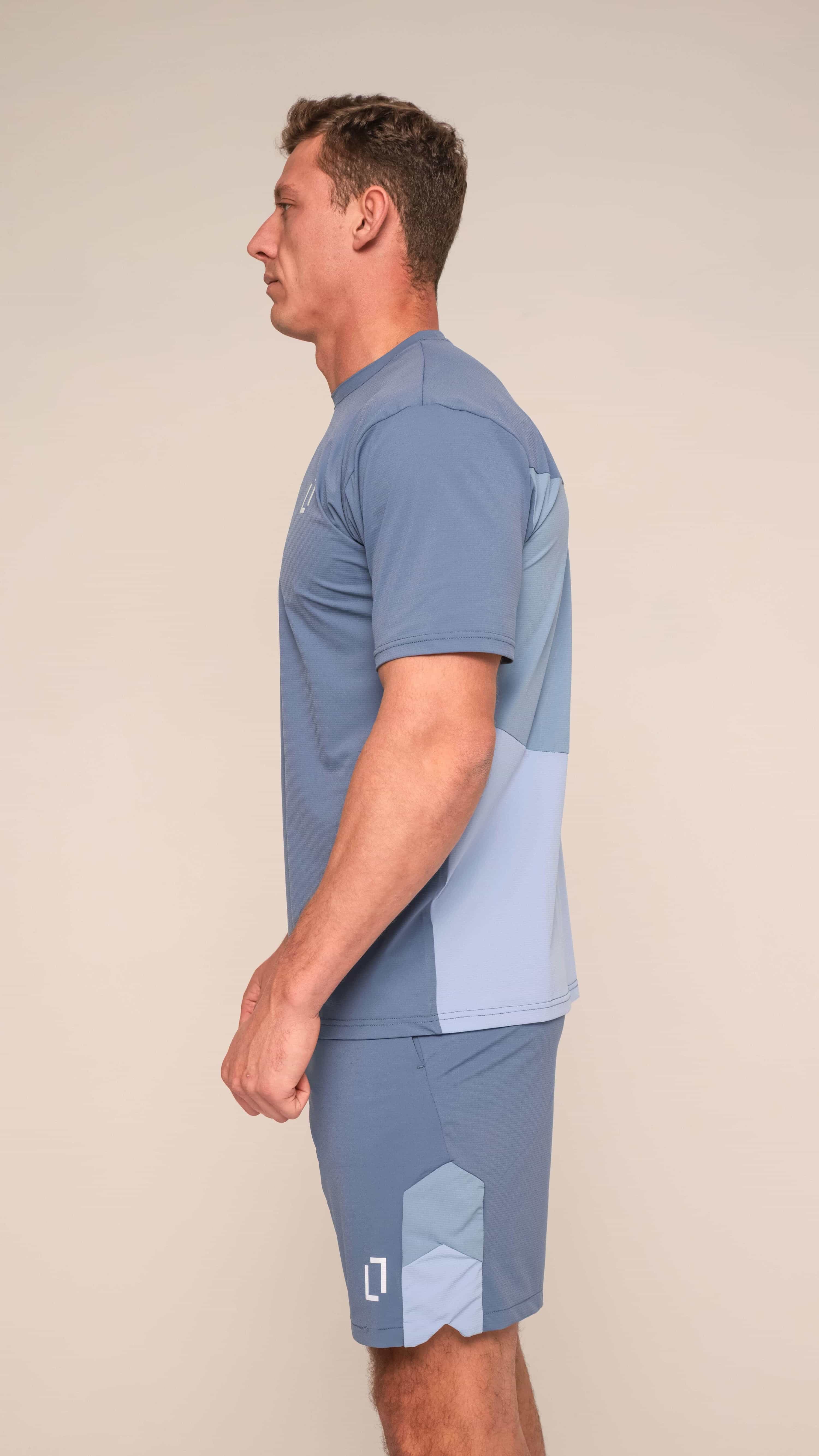 Bulletto Tri Panel Set Glaucous Blue