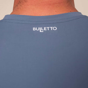 Bulletto Tri Panel T-Shirt - Glaucous Blue