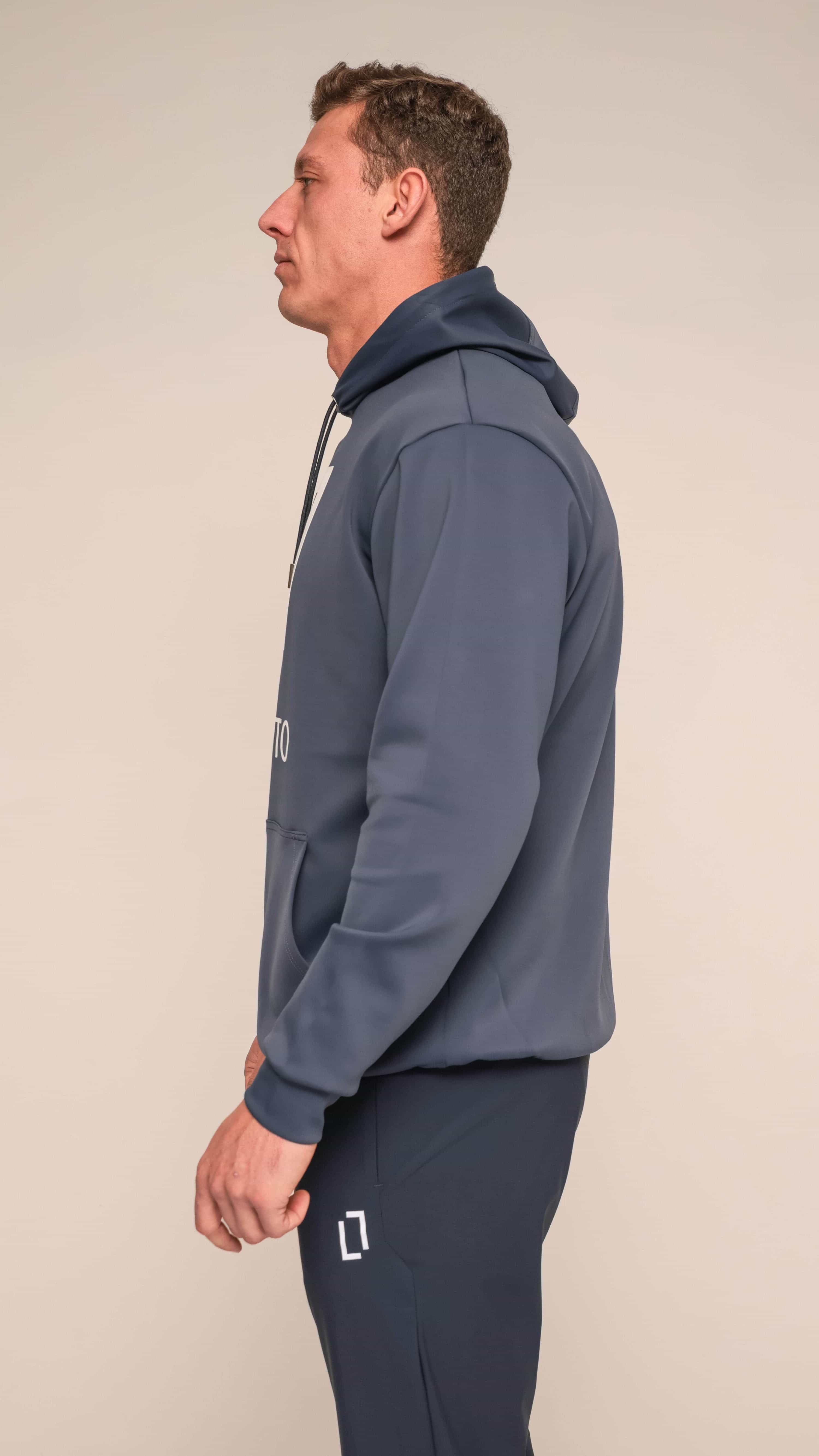 Bulletto Logo Hoodie - Navy/White