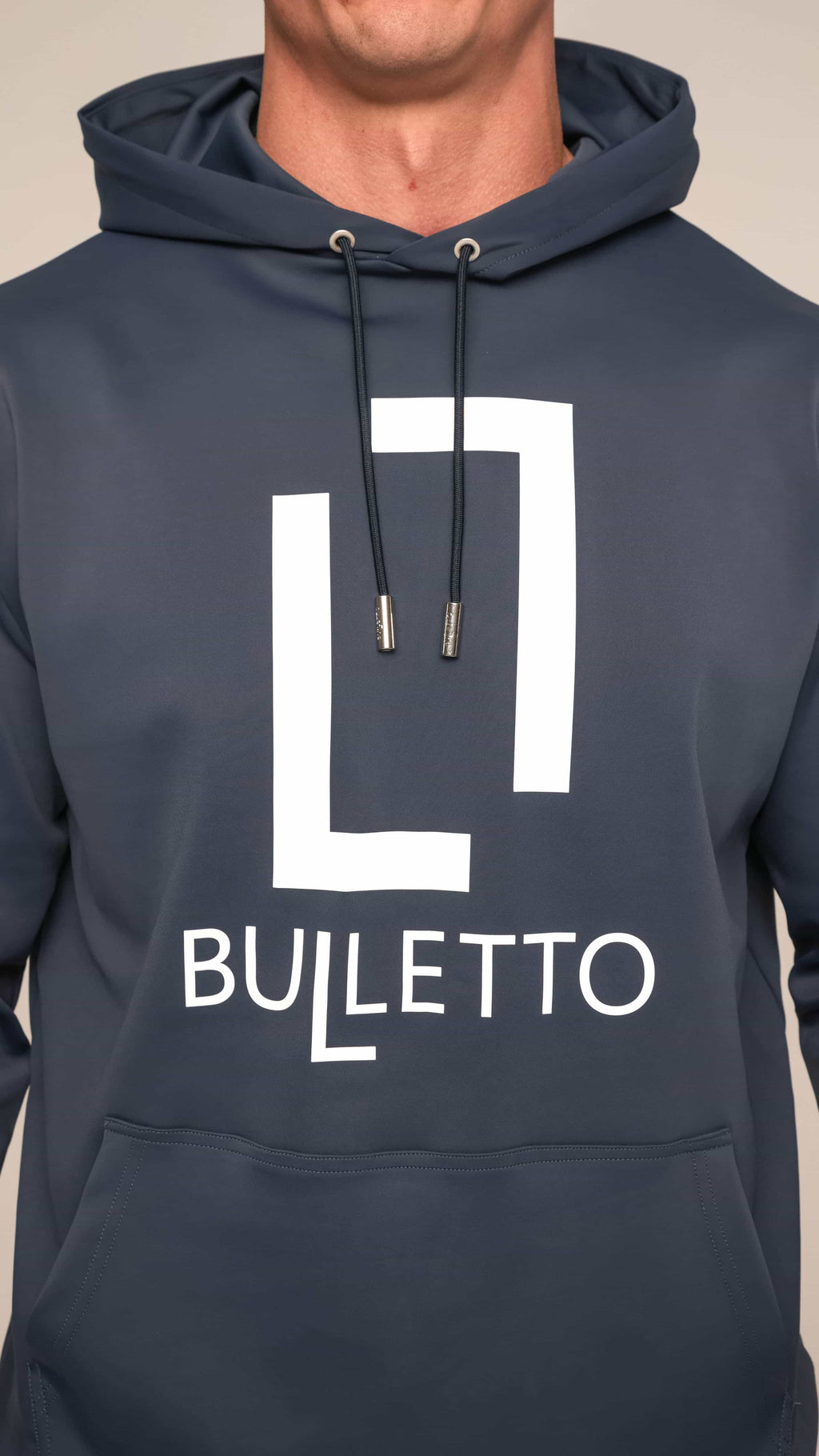 Bulletto Logo Hoodie - Navy/White