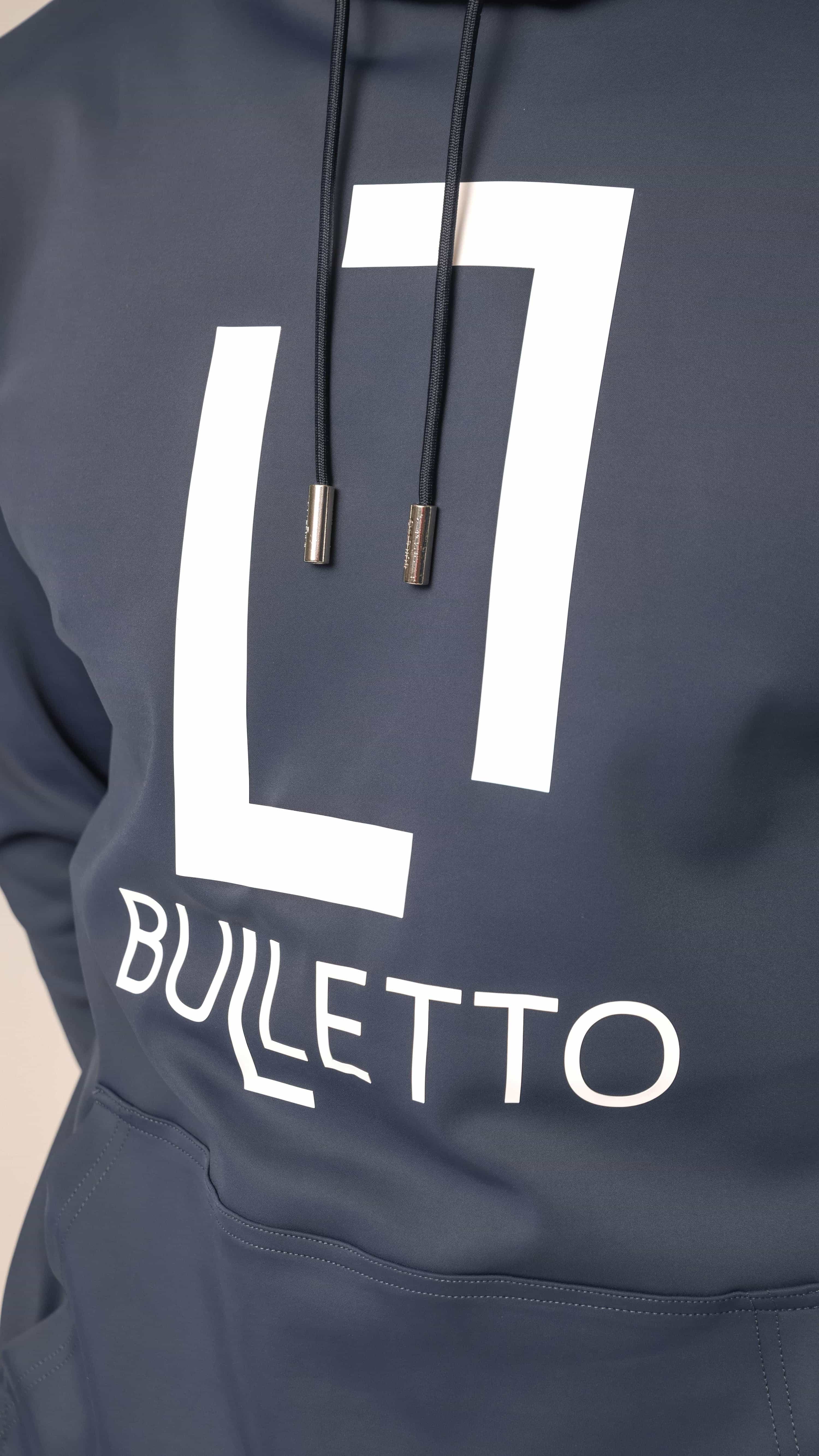 Bulletto Logo Hoodie - Navy/White