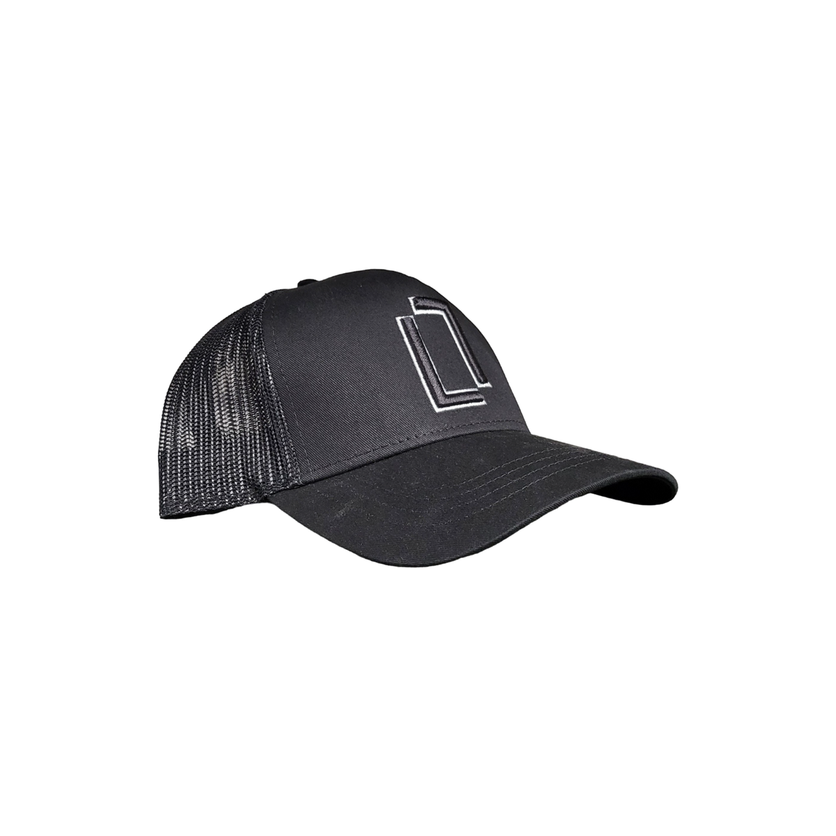 Bulletto Original Trucker Cap - Black / Black