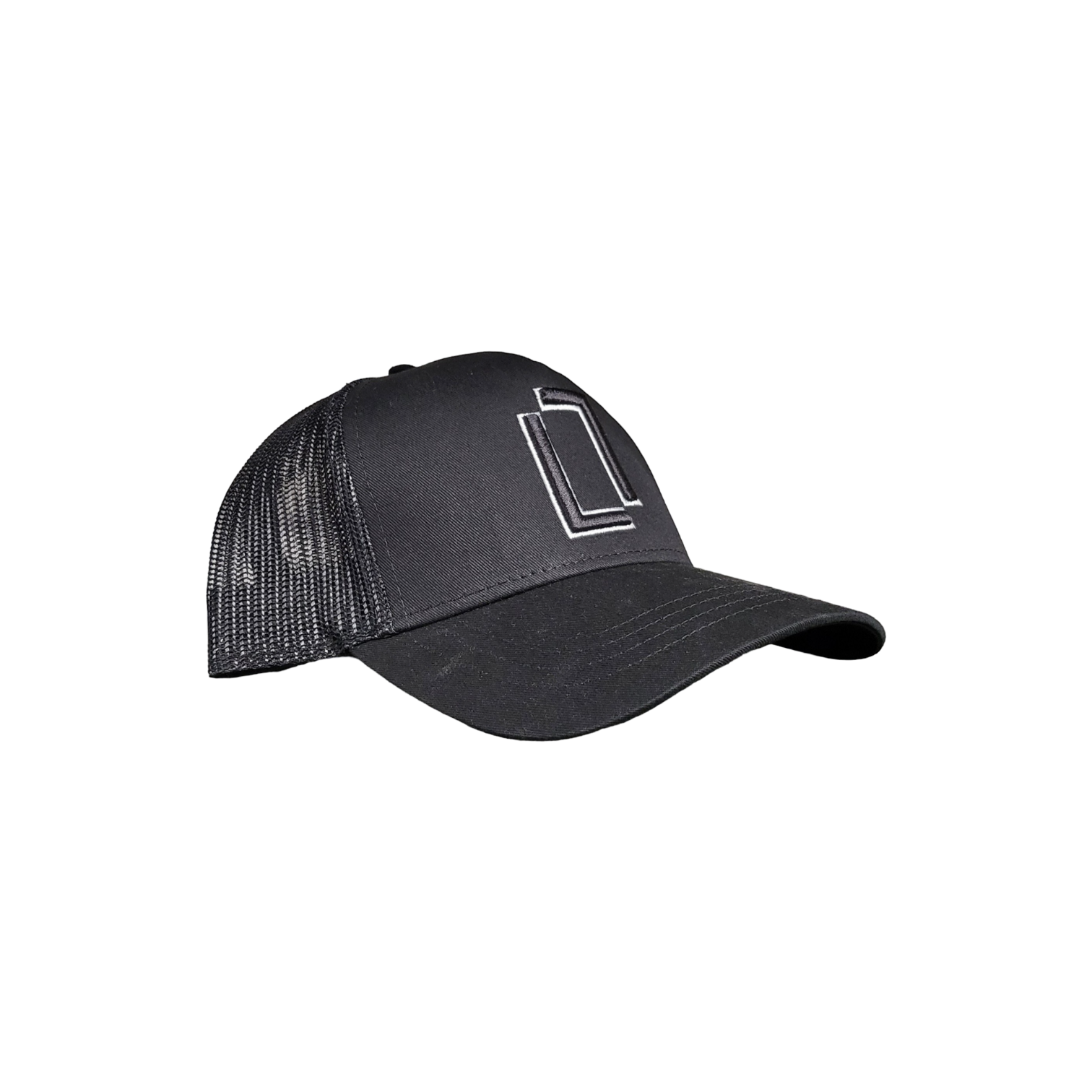 Bulletto Original Trucker Cap - Black / Black