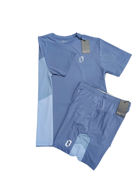 Bulletto Tri Panel Set Glaucous Blue