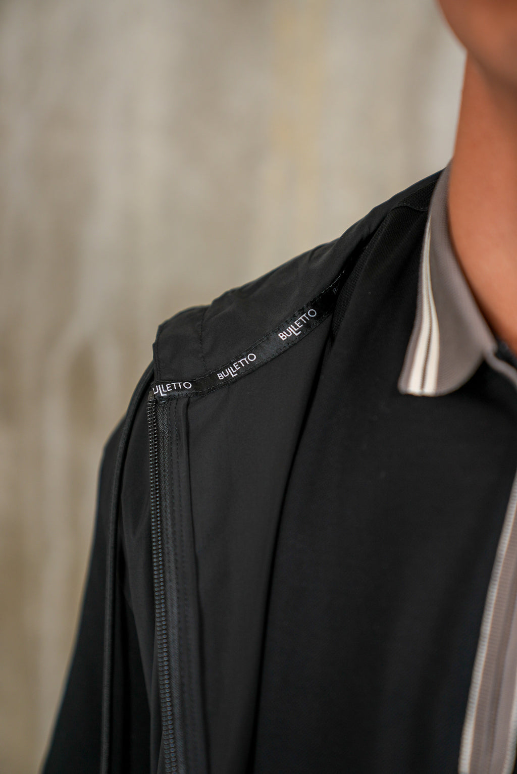 Bulletto Icon Jacket Hooded Black