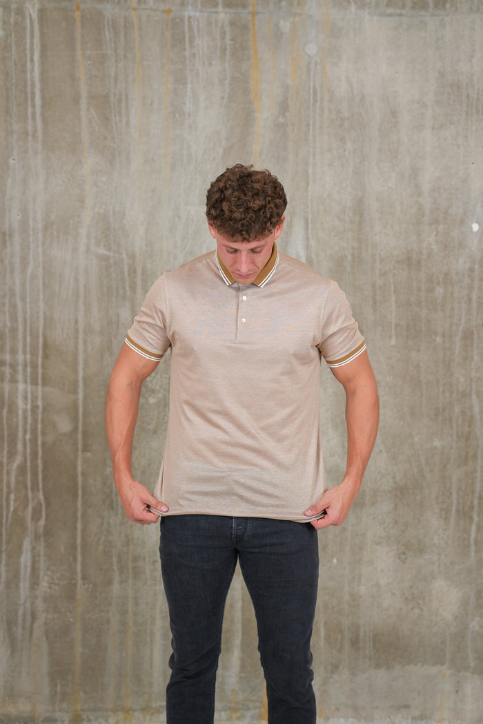 Bulletto Pique Polo Shirt Sand