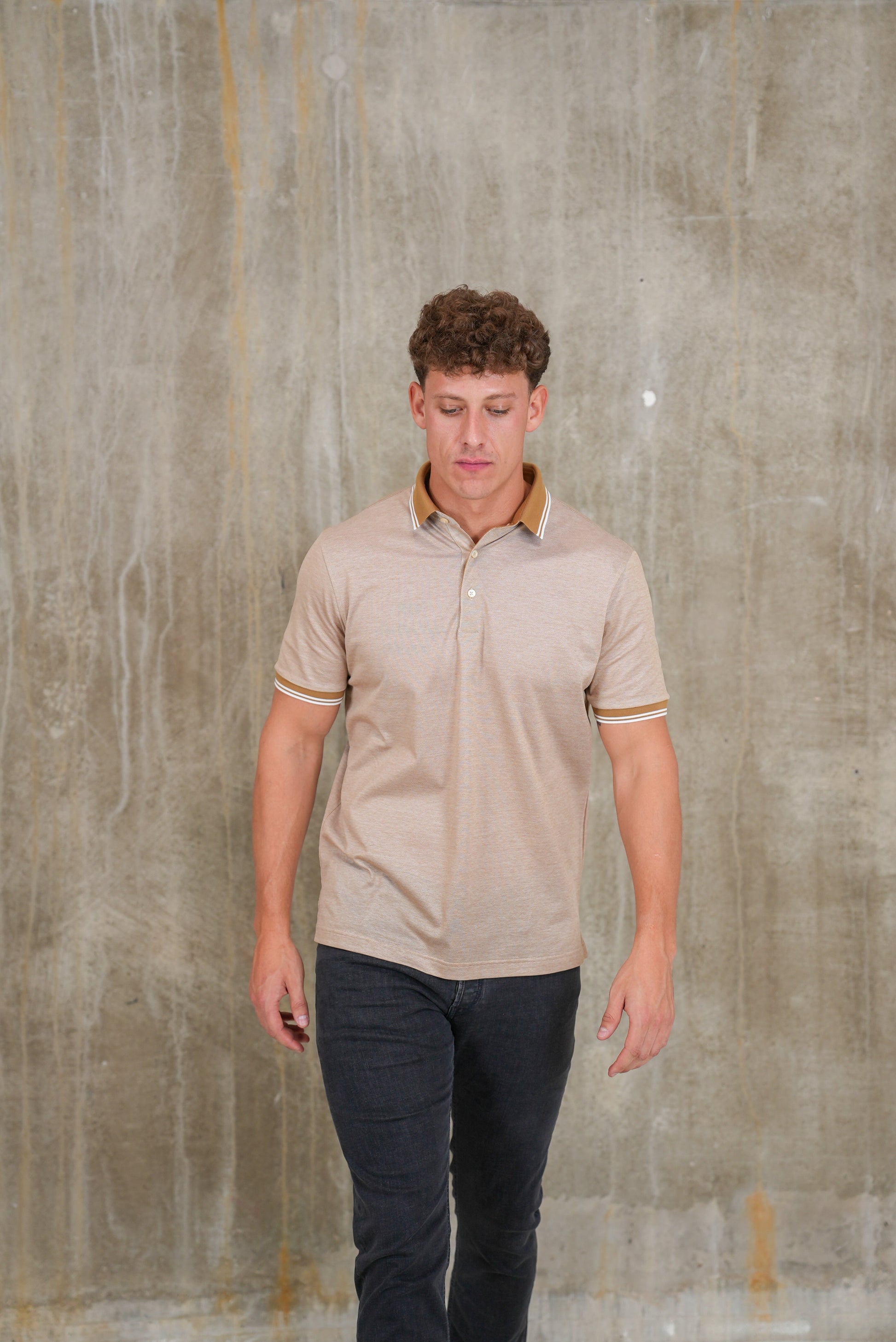 Bulletto Pique Polo Shirt Sand