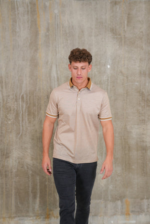 Bulletto Pique Polo Shirt Sand