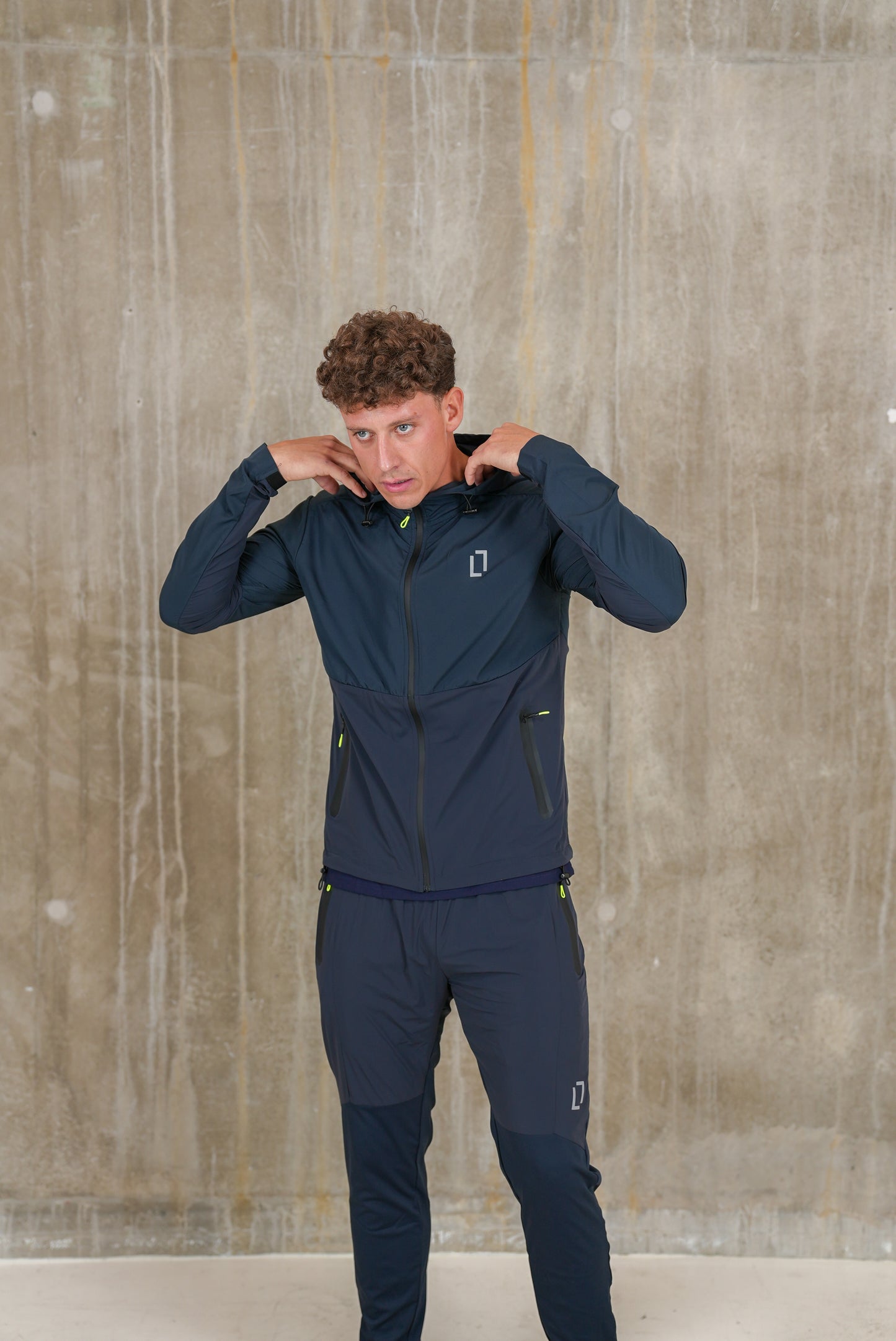 Formation Hybrid Tracksuit (Navy & Neon)