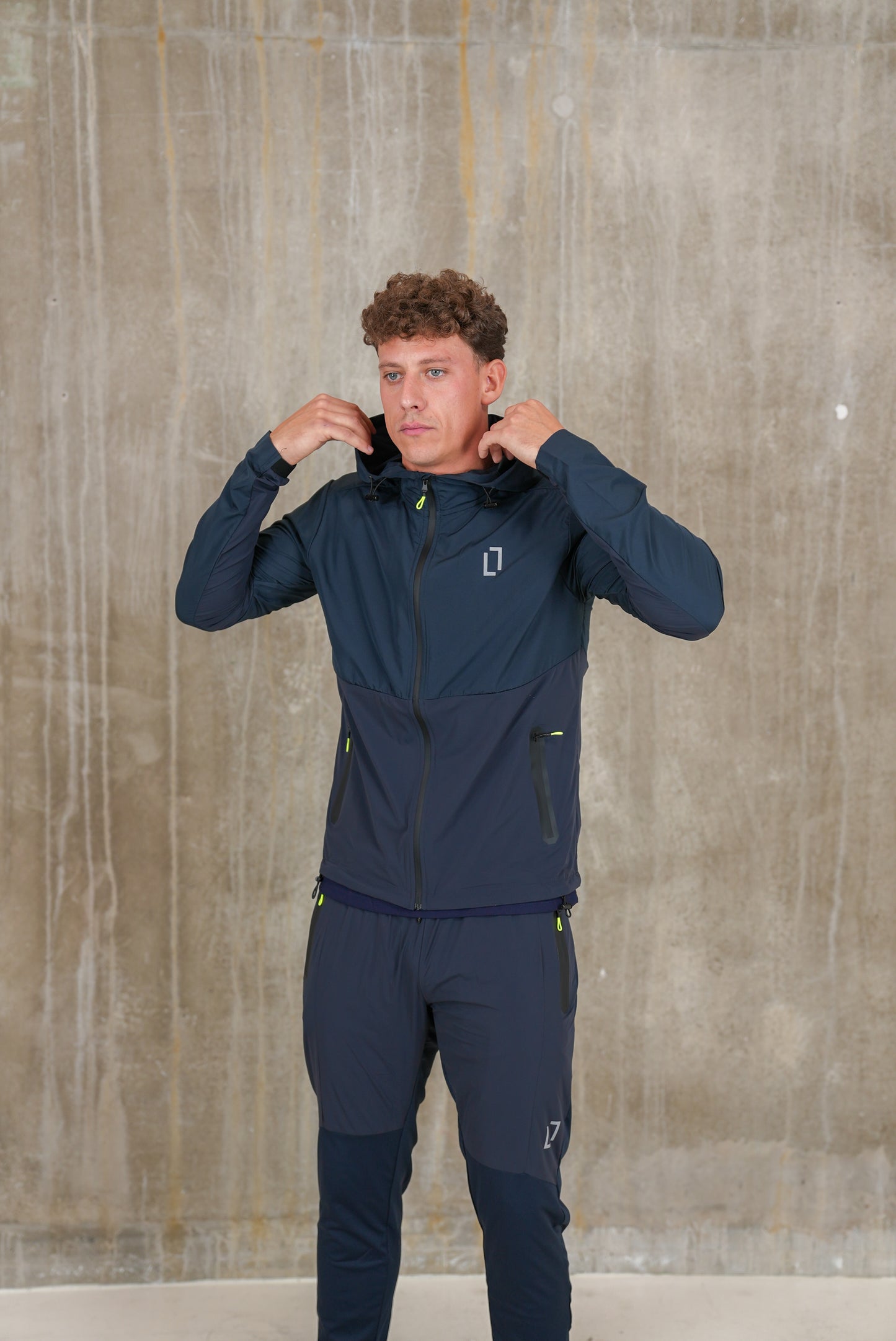 Formation Hybrid Tracksuit (Navy & Neon)