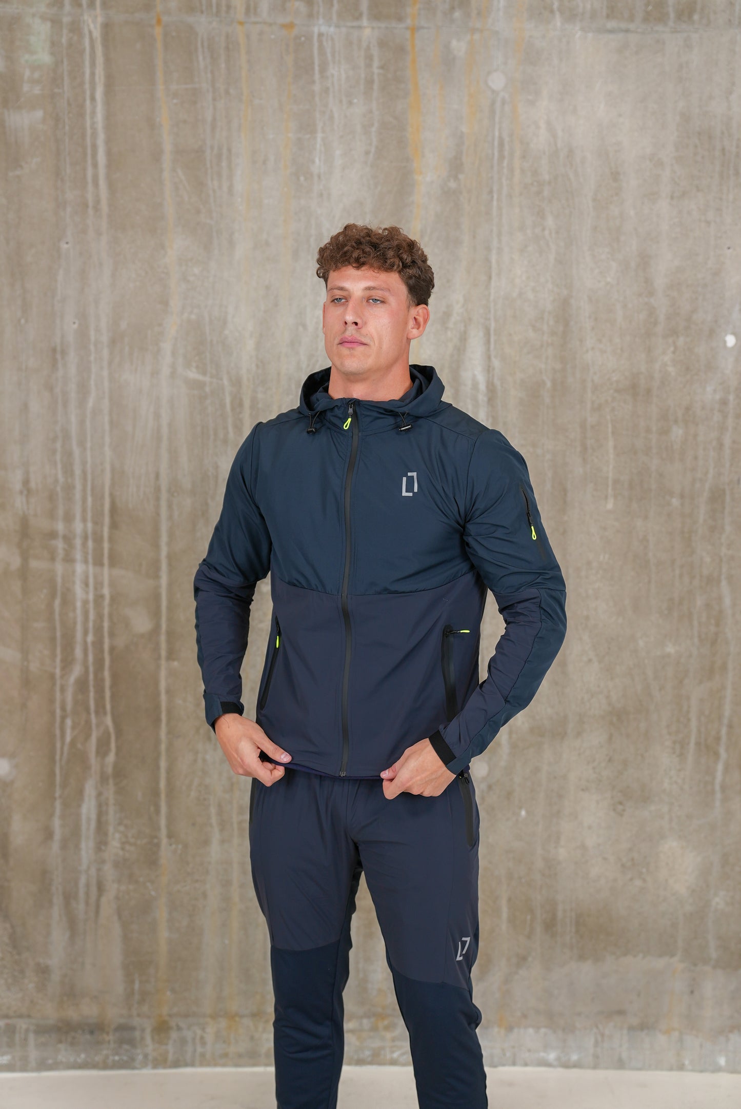 Formation Hybrid Tracksuit (Navy & Neon)