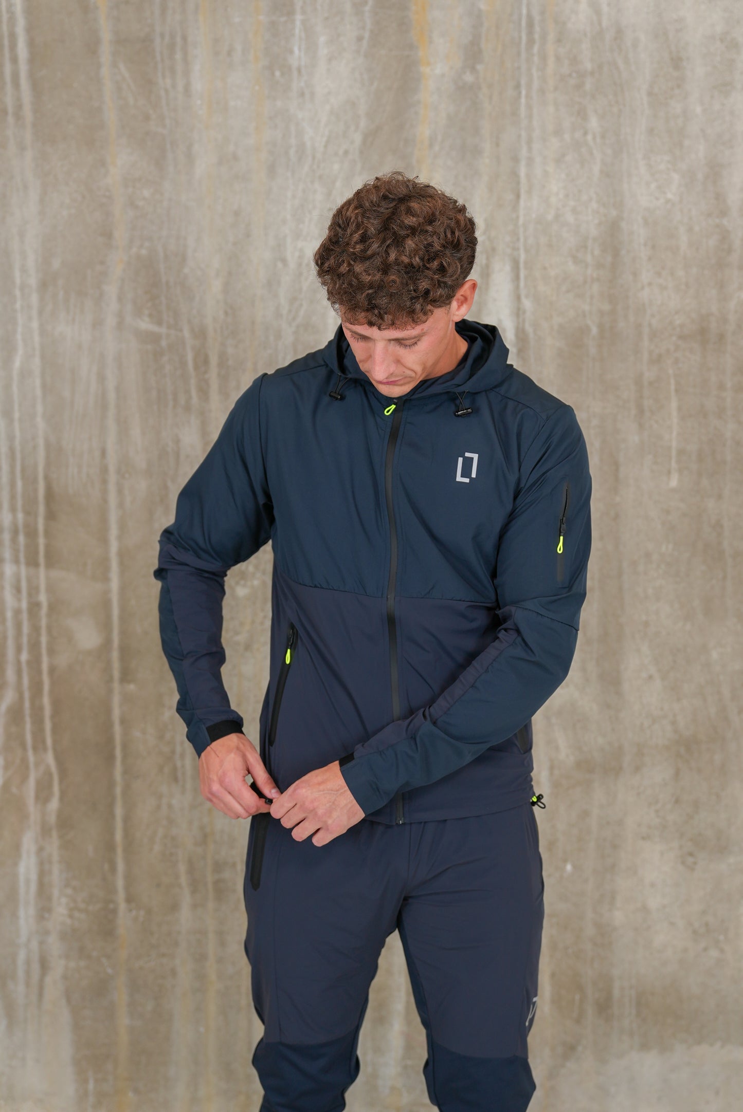 Formation Hybrid Tracksuit (Navy & Neon)