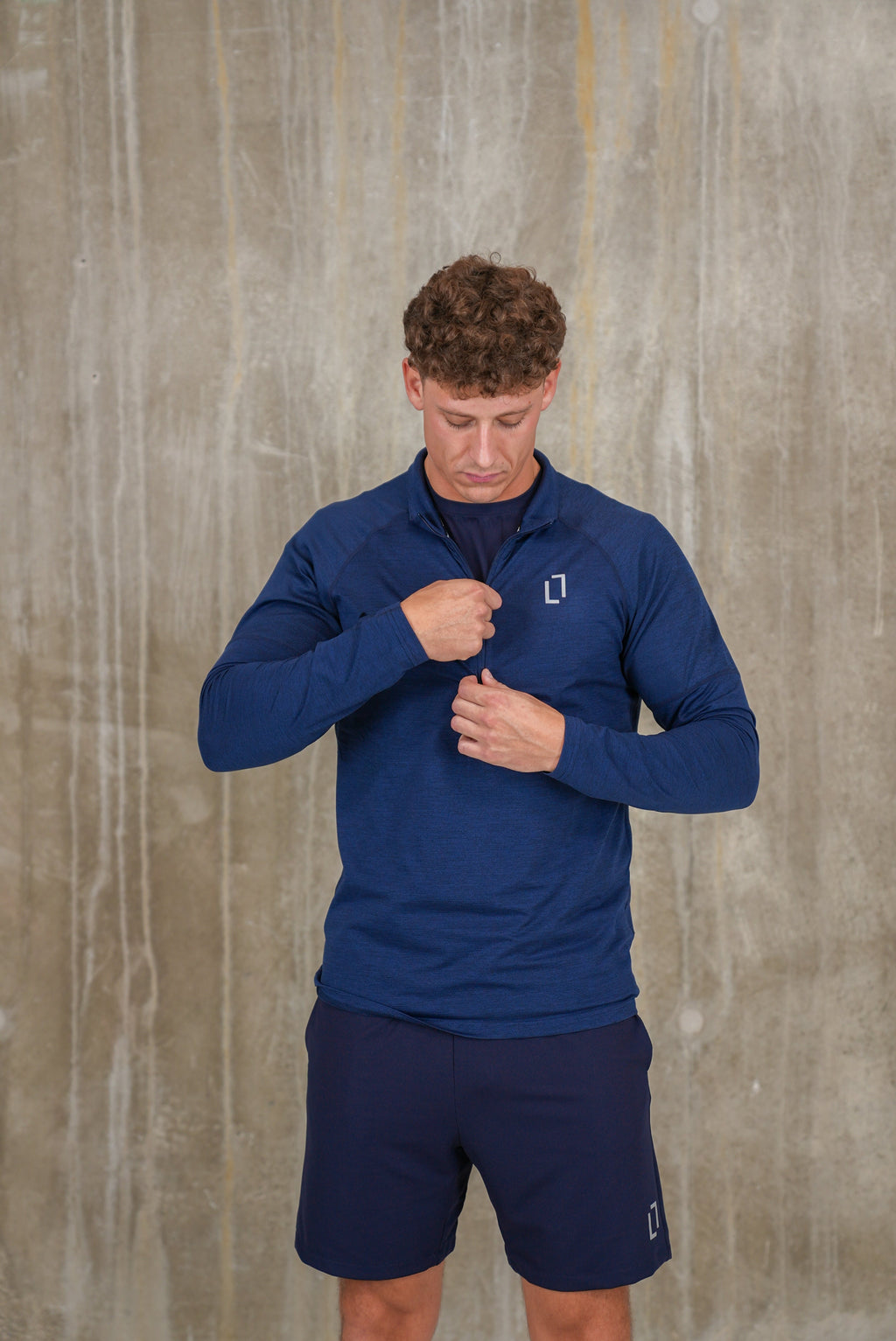 Bulletto Formation 1/4 Zip Navy