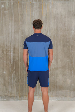 Bulletto Tri Panel Set Blue & Navy