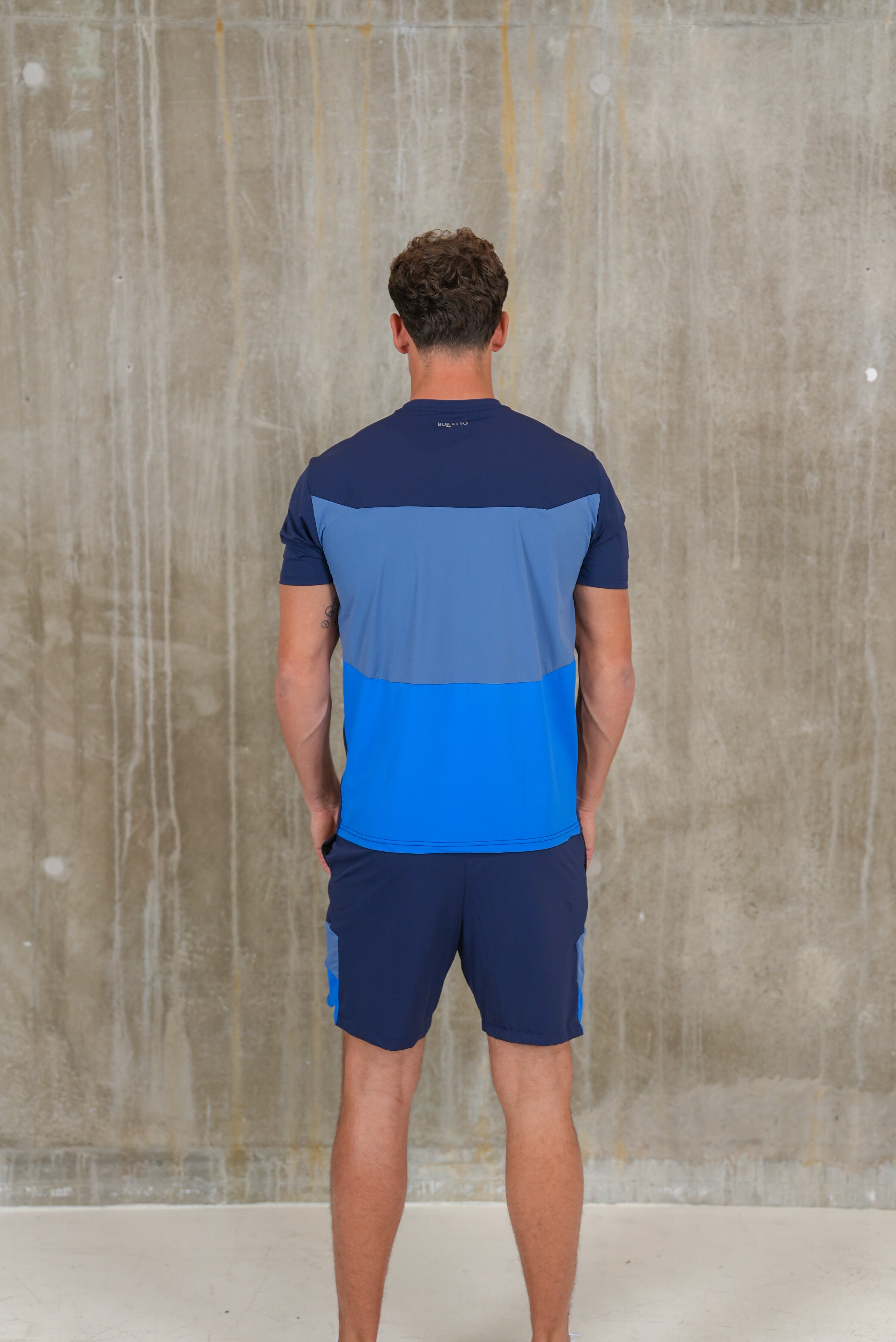 Bulletto Tri Panel Set Blue & Navy
