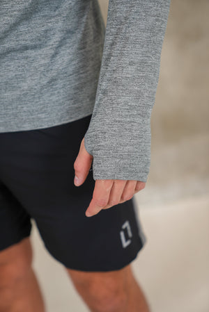 Bulletto Formation 1/4 Zip Light Grey