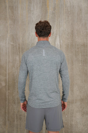 Bulletto Formation 1/4 Zip Light Grey