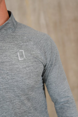 Bulletto Formation 1/4 Zip Light Grey