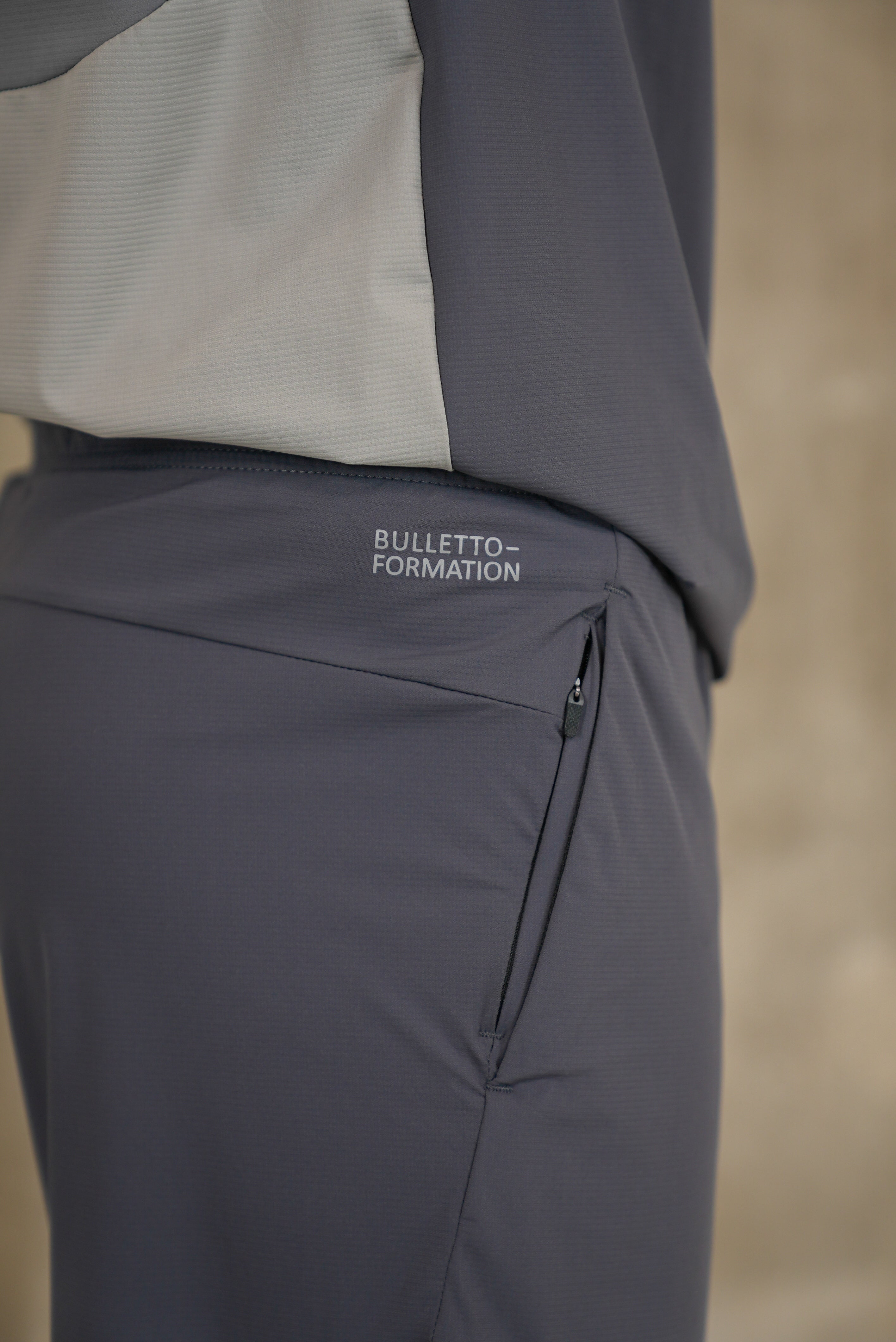 Bulletto Tri Panel Shorts Grey