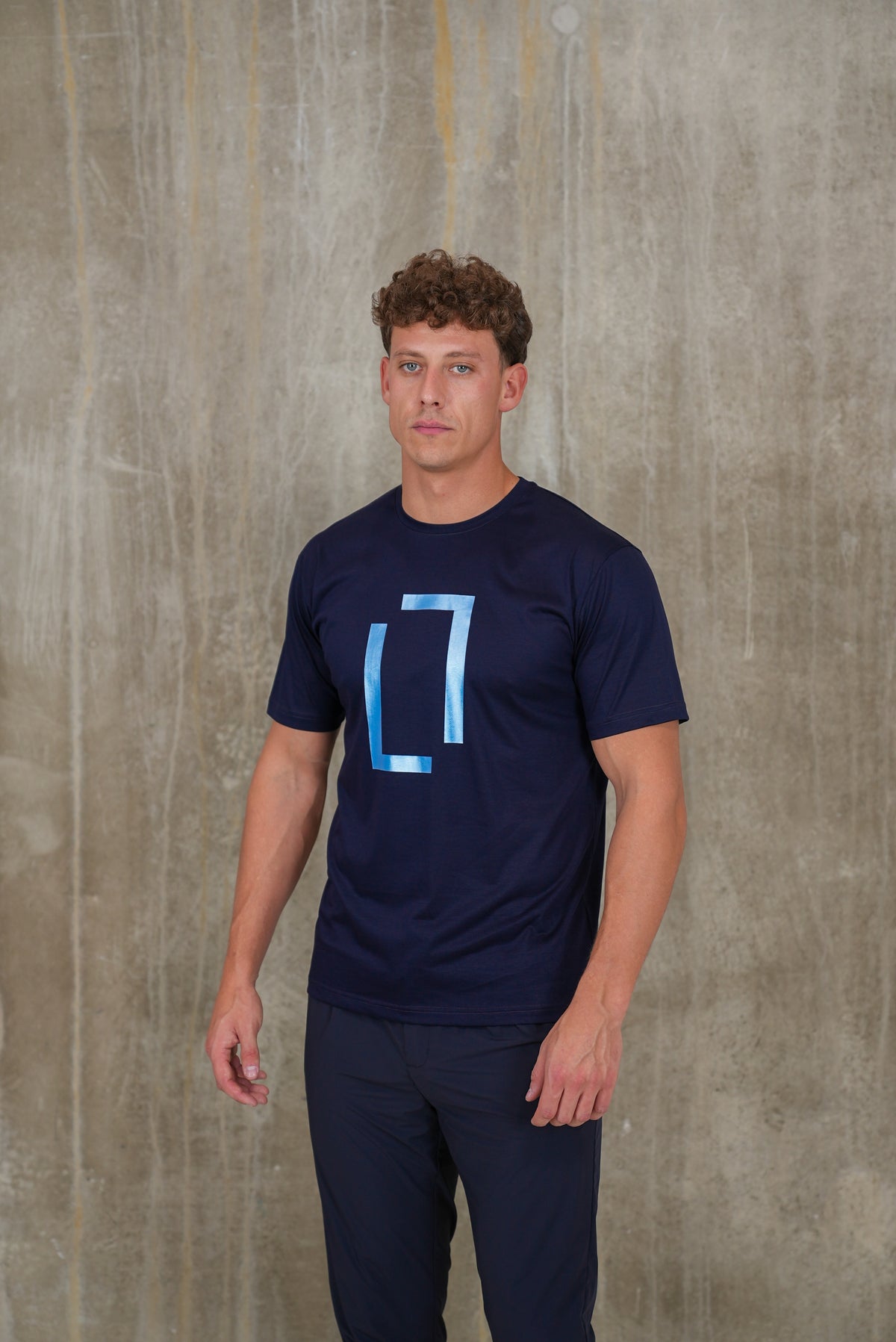 Bulletto Original T Shirt Navy & Pearl