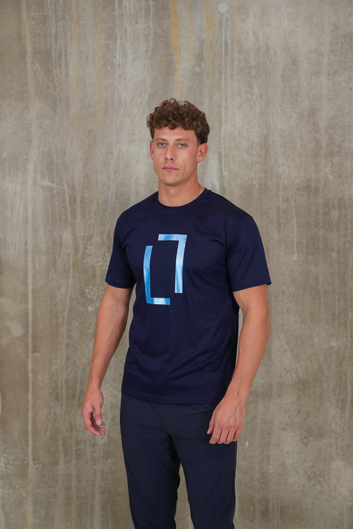 Bulletto Original T Shirt Navy & Pearl