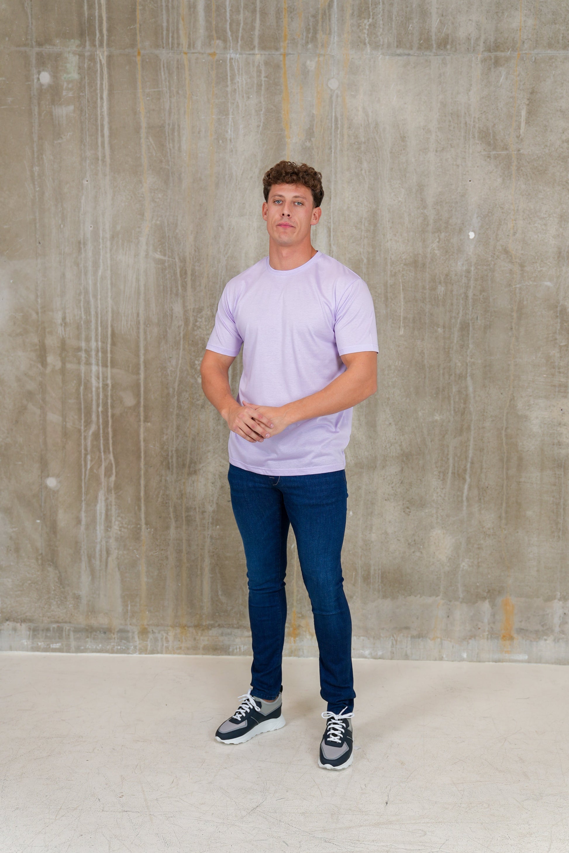 Bulletto Mercerised Cotton T Shirt Lilac