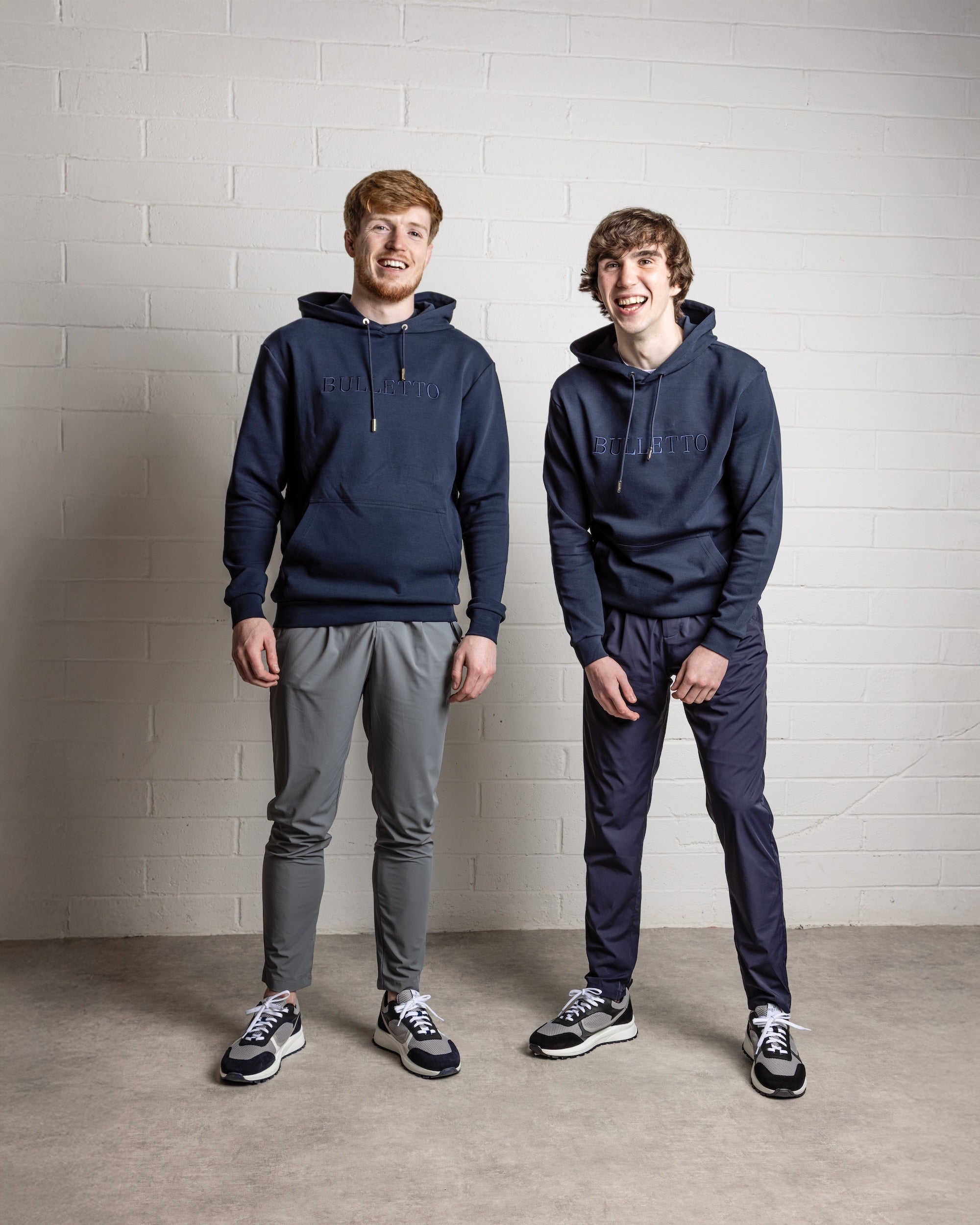 Bulletto Embroidered Hoodie - Navy