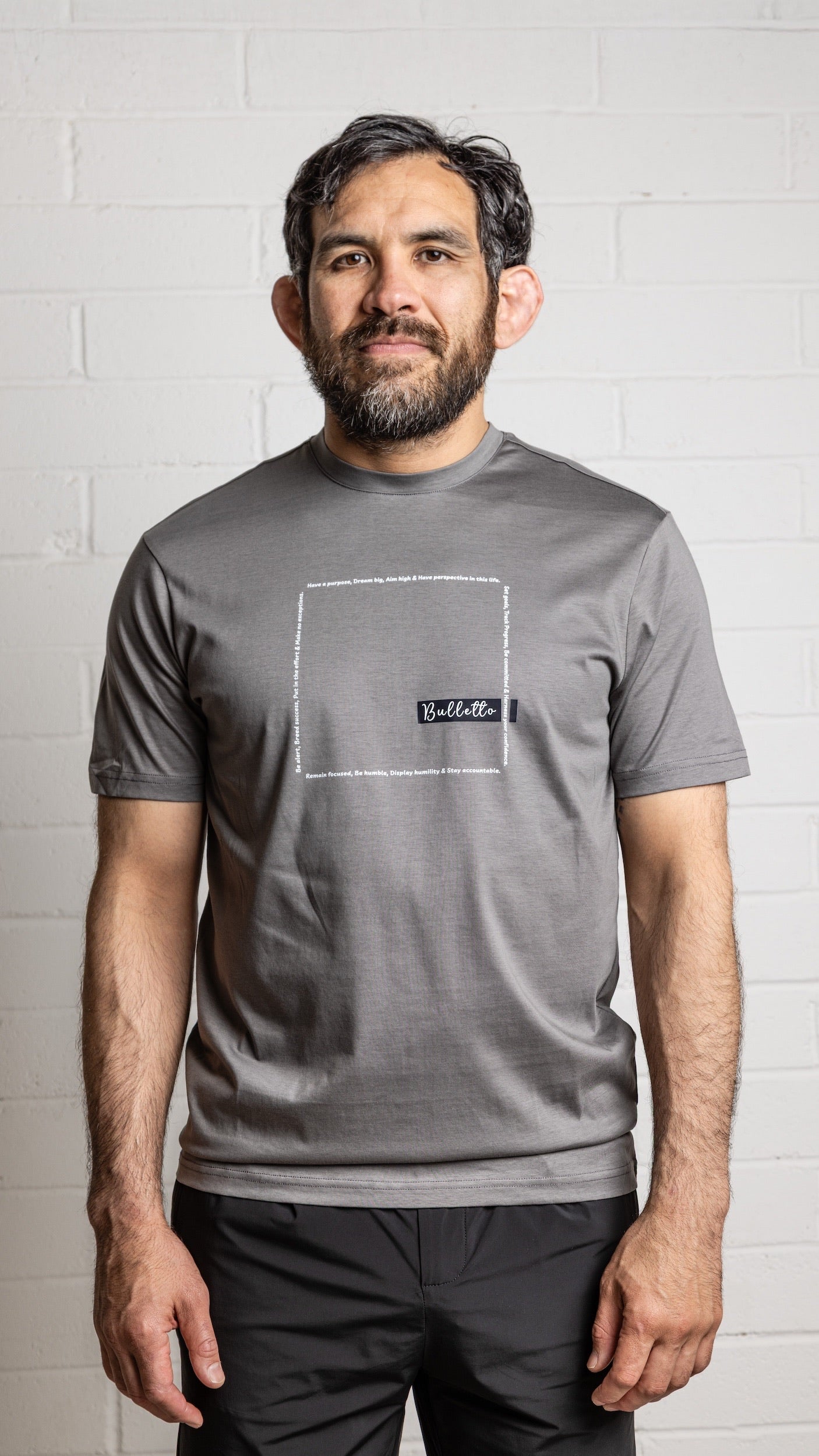 Bulletto Life T-Shirt - Grey