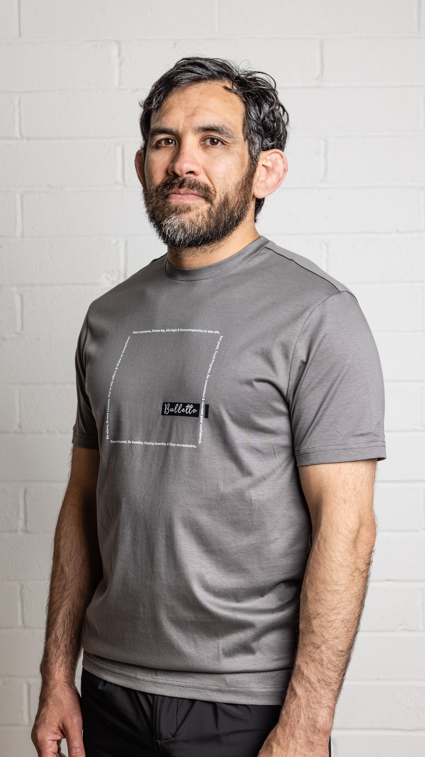 Bulletto Life T-Shirt - Grey