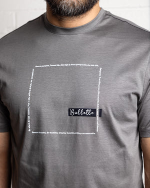 Bulletto Life T-Shirt - Grey