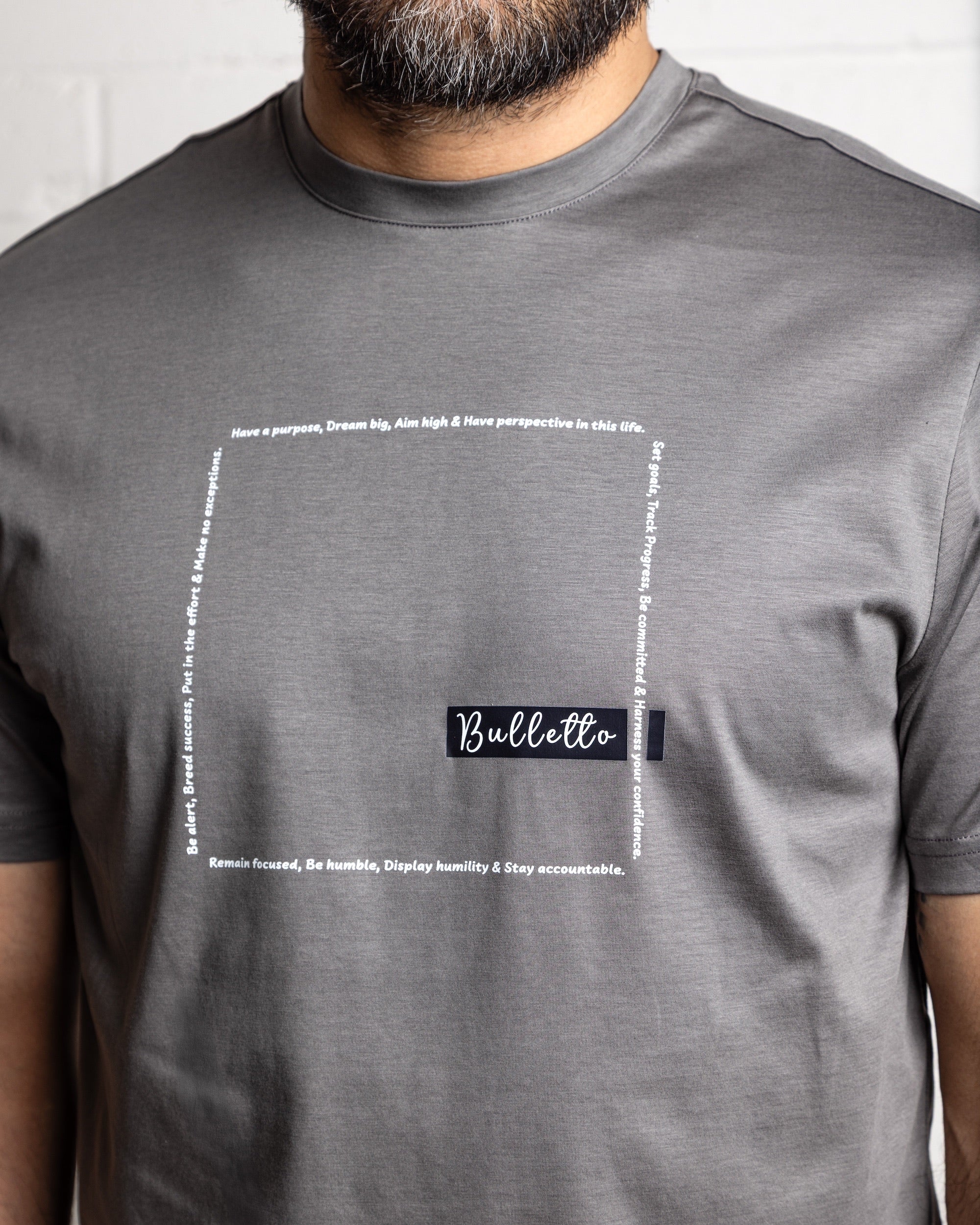 Bulletto Life T-Shirt - Grey