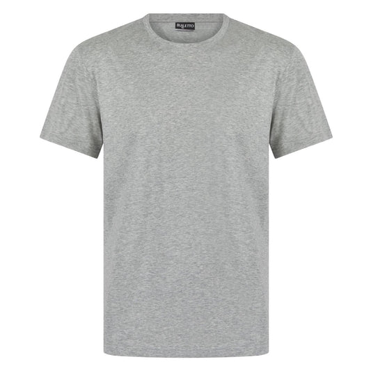 Mercerised Cotton T - Marl Grey