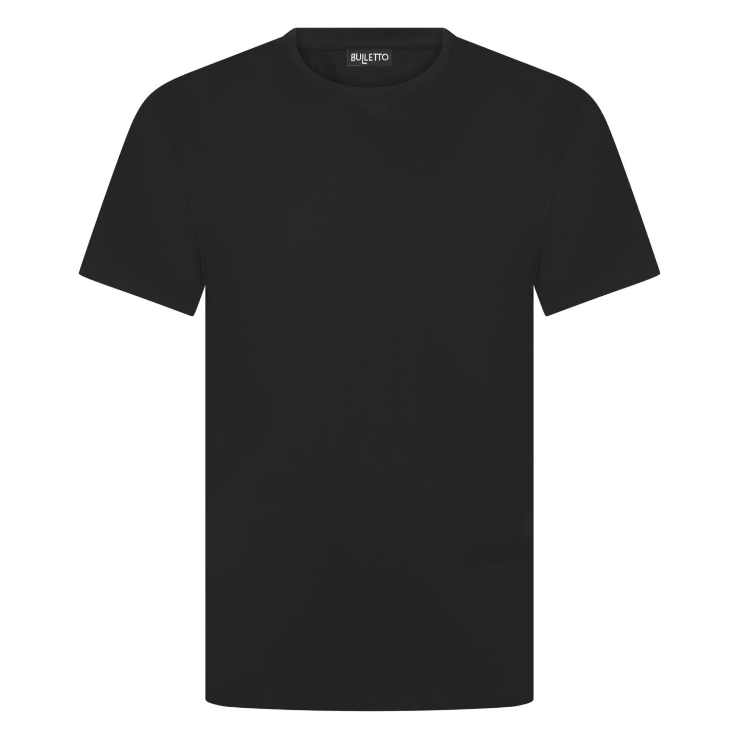 Bulletto Mercerised Cotton T - Black
