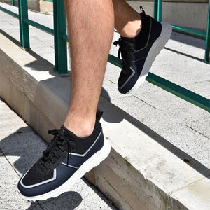 Bulletto Hybrid Runner  Navy, Black & White