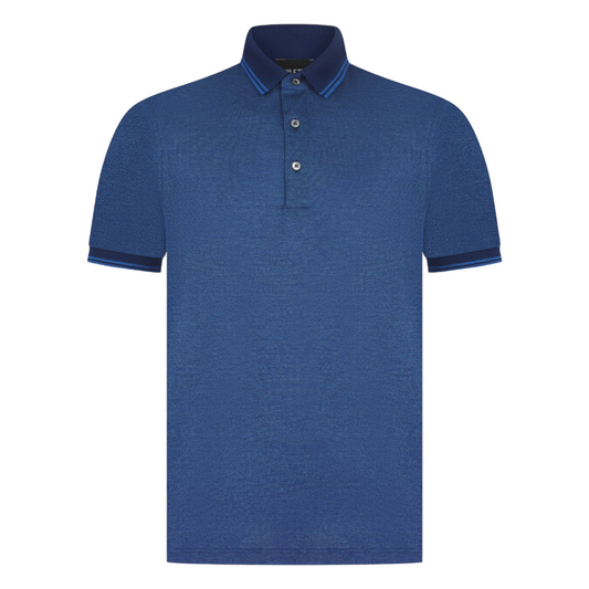 Pique Polo Shirt - Mid Blue