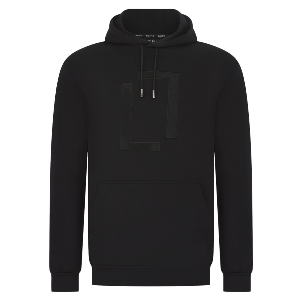 Bulletto Original Embroidered Hoodie - Black / Black