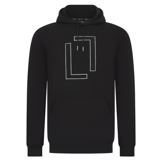 Original Embroidered Hoodie - Black / Silver