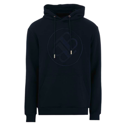 Cerchio Embroidered Hoodie - Navy / Navy