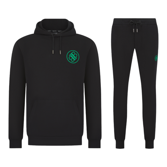 Cerchio Tracksuit - Black / Green