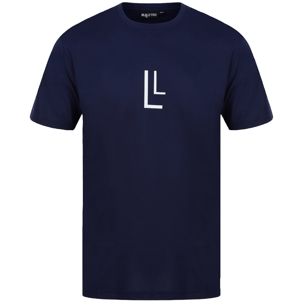 Signature T - Navy / White