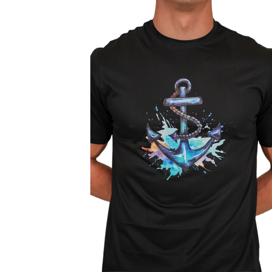 Bulletto Anchor T Shirt (Black)